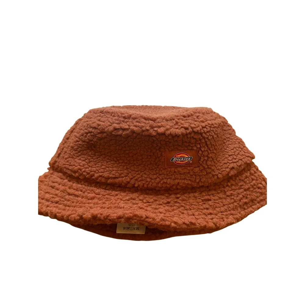 Dickies Mens Sherpa Fleece Bucket Hat Rust Orange WHR14IE L/XL NWT